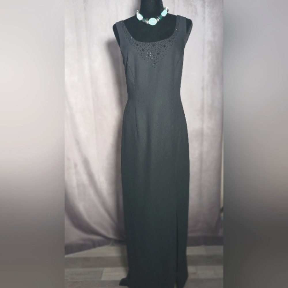Formal long black dress